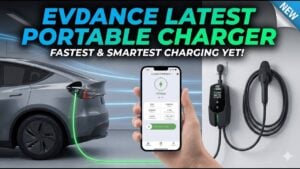 A 25 foot cord reaches most driveways, making home or travel charging flexible with Level 1 plus Level 2 speeds.