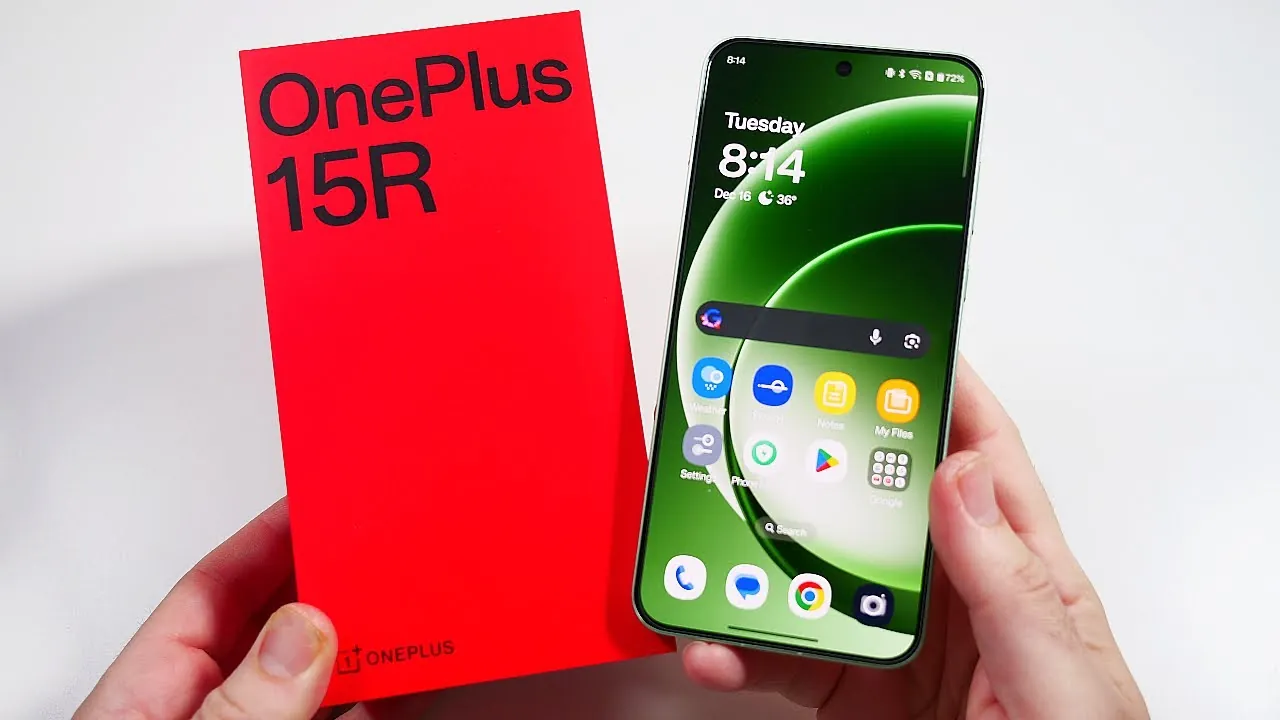 OnePlus 15R showcasing its powerful Snapdragon 8 Gen 5 chipset and long battery life