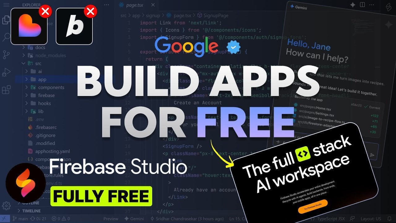 geeky-gadgets.com - Julian Horsey - From Prompt to Publish, Google Firebase Studio Creates Full Stack Apps & Hosts Them
