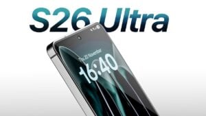 Samsung Galaxy S26 Ultra showcasing its advanced AMOLED display