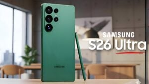 Samsung Galaxy S26 Ultra showcasing premium smartphone design