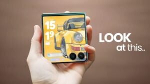 Samsung Galaxy Z Flip 8 showcasing its advanced foldable display technology
