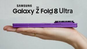 Samsung Galaxy ZFold 8 showcasing its upgraded battery capacity