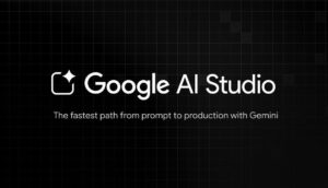 Cloud Run service being linked to a website, deploying a Google AI Studio app to production.