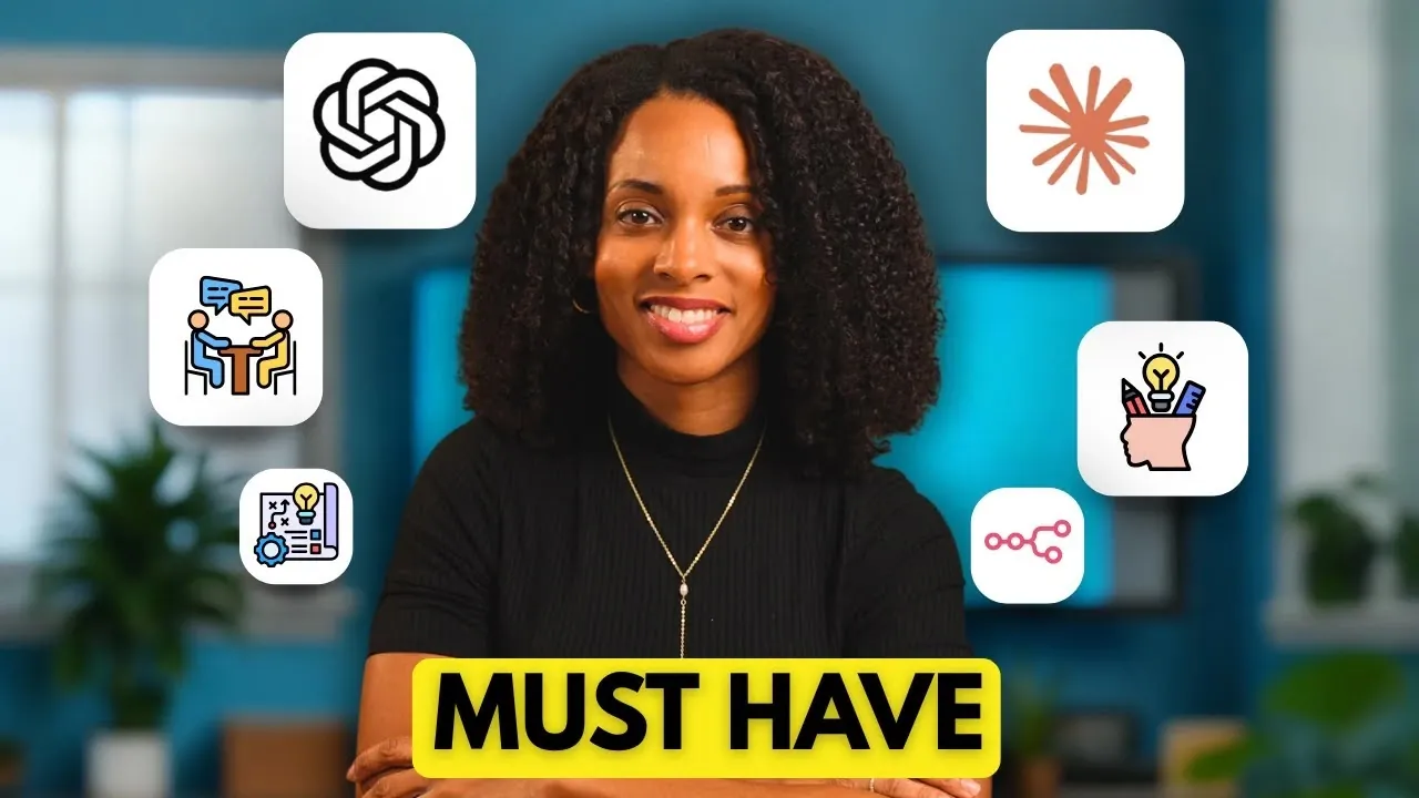 Comparison chart of AI tool categories, including LLMs, research assistants, and creative apps, mapped to common tasks.