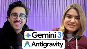 Developer views Gemini 3 handling text, images, and code while planning an app workflow inside Google’s ecosystem.