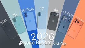 Comparison of the 2026 iPhone lineup with features and pricing