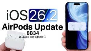 AirPods Pro 3 firmware update 8B34 improves connectivity and audio quality