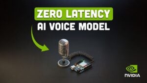 Screen showing Persona by NVIDIA responding while listening, using full duplex audio for natural back and forth.