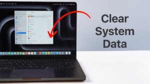 Clearing system data to free up Mac storage space