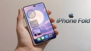 Leaked design of Apple’s foldable iPhone showcasing compact and sleek features