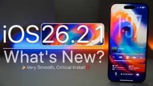 iOS 26.2.1 update features and improvements overview