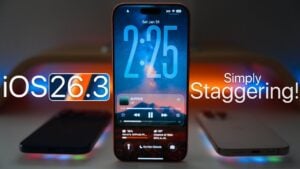 iOS 26.3 update showcasing new features and performance improvements