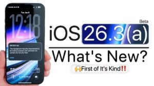 Detailed overview of the iOS 26.3A beta security update features