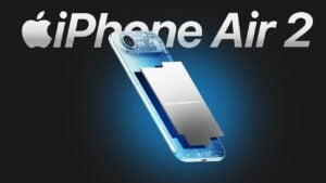 iPhone Air 2 showcasing silicon-carbon battery technology for extended battery life