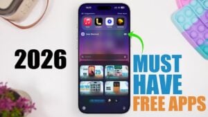 A curated list of must-have free iPhone apps for 2026 to enhance productivity and creativity.