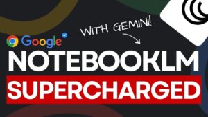 Diagram showing NotebookLM sorting documents while Gemini 3.0 builds a working dashboard from the structured insights.