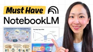 Gemini and NotebookLM working together to publish an interactive landing page with charts, animations, and a chat widget.