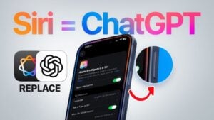 Replacing Siri with ChatGPT in iOS 26 for smarter voice assistance