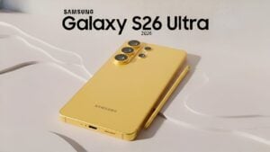 Samsung Galaxy S26 Ultra showcasing its satellite communication feature