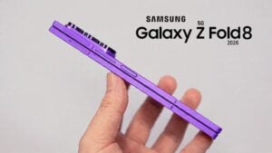 Samsung Galaxy Z Fold 8 showcasing its lightweight and sleek design