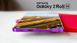 Samsung Galaxy Z Roll showcasing its innovative rollable display technology