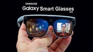 Samsung smart glasses showcasing advanced AI-powered features