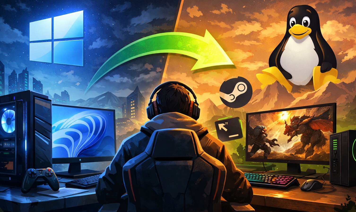 Linux Challenges Windows 11 For Gaming Dominance