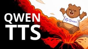 Comparison graphic of 0.6B and 1.7B models, noting instruction control and long-form support.