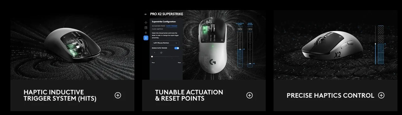 caratteristiche logitech gpro x2 super strike