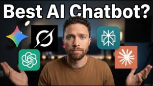 Side-by-side chart comparing ChatGPT, Claude, Gemini, Perplexity, and Grok strengths for common everyday tasks.