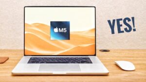 Apple M5 Pro and M5 Max chips showcasing high-performance capabilities