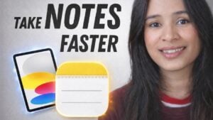 Two related Apple Notes pages linked together, showing quick back-and-forth navigation without losing the reading spot.