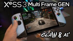 Performance test at 30W TDP balances resolution and battery life while maintaining high, stable frames on the Claw.