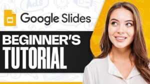 Google Slides start screen opened from workspace.google.com, showing recent files and a blank presentation option.