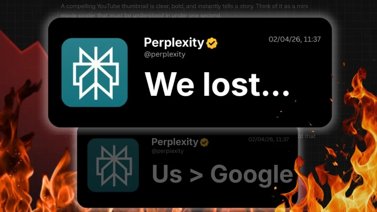 Side-by-side view of Google answer panels and AI summaries that reduced Perplexity’s standout features.