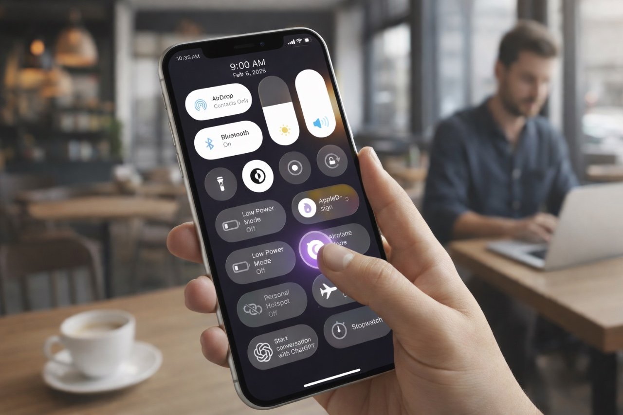 iPhone Control Center