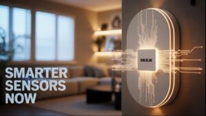 Apple Home app displaying Matter accessories from IKEA on Thread, with smooth status updates and quick control.