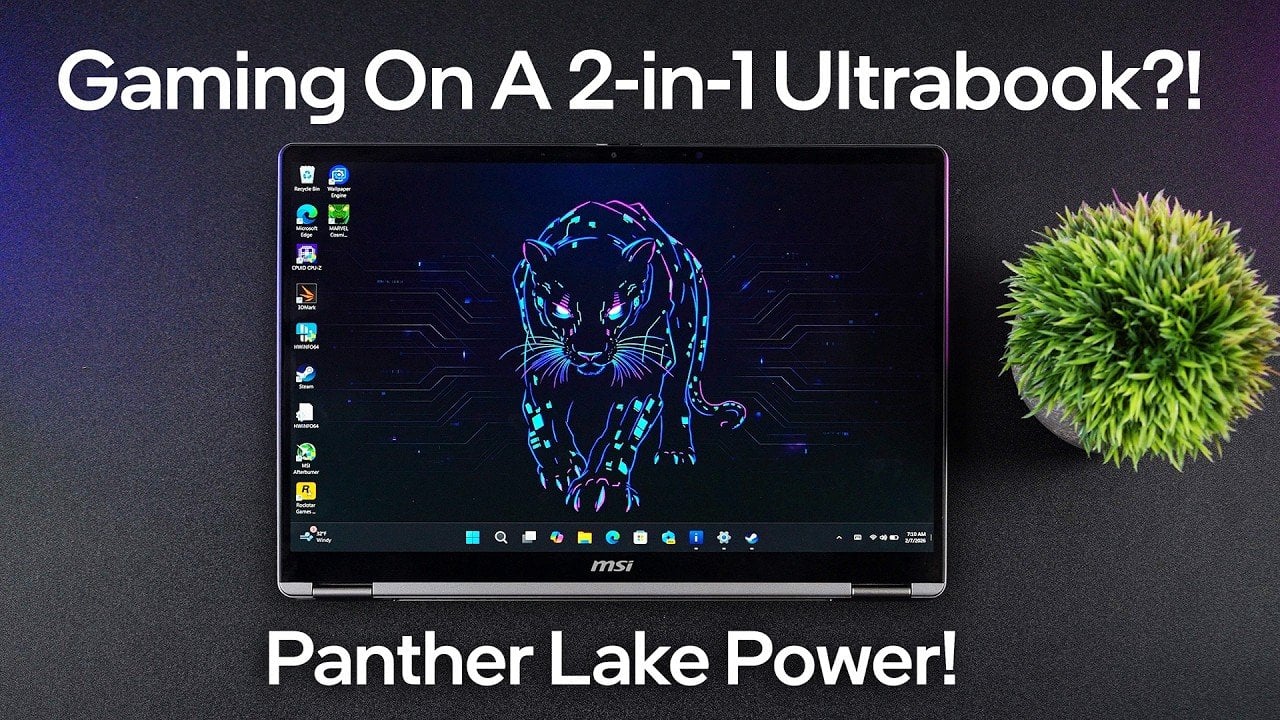 Gameplay on the Intel ARC B390i iGPU at 1200p high settings with smooth, playable results.