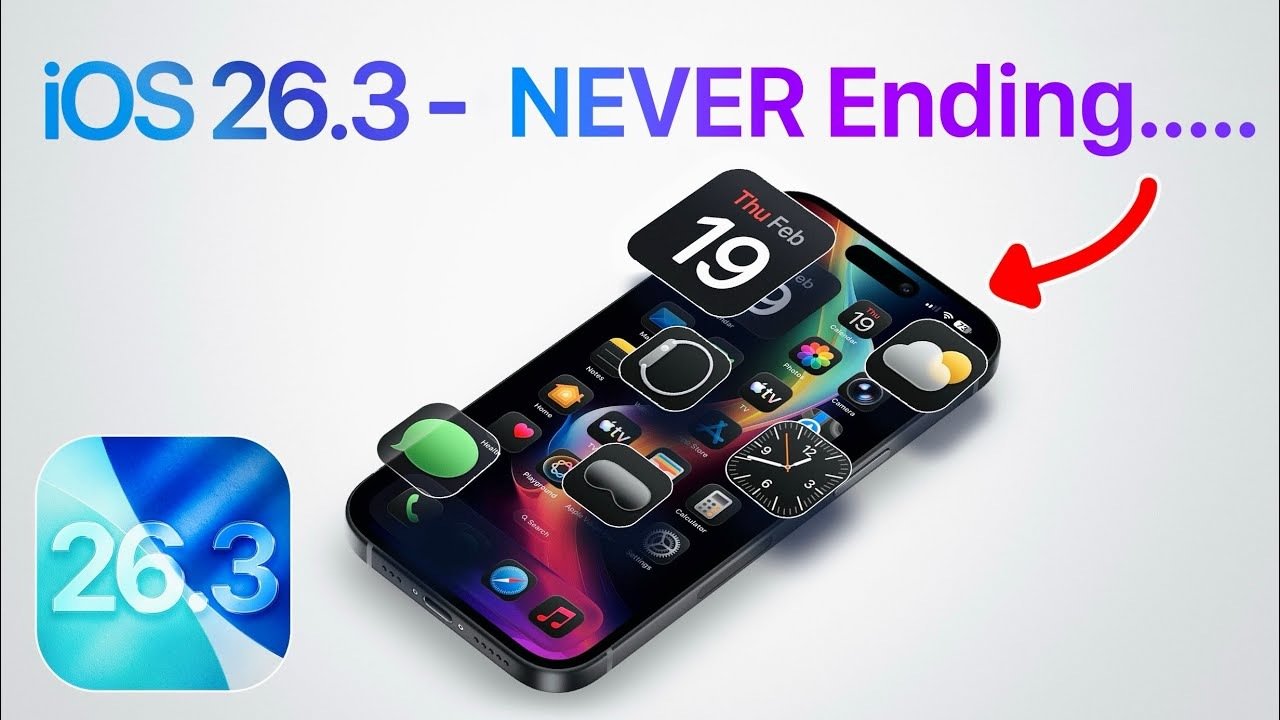 iOS 26.3 update showcasing security and performance improvements