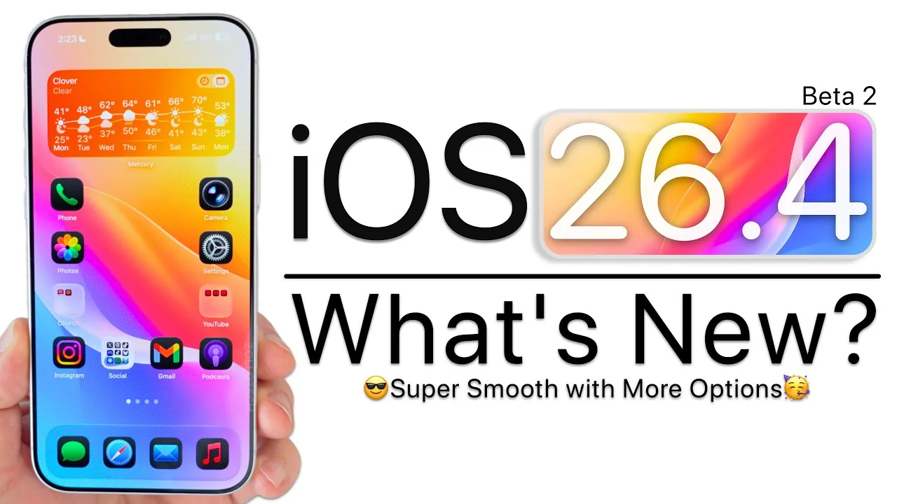 Accessibility improvements in iOS 26.4 Beta 2 settings