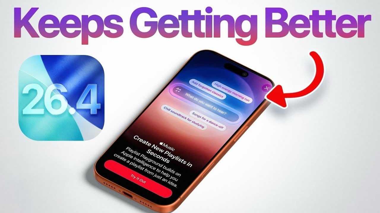 iOS 26.4 introduces new wallpaper and watch face customization options