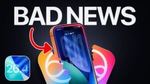 Overview of iOS 26.4 features and updates, including Siri 2.0 delay