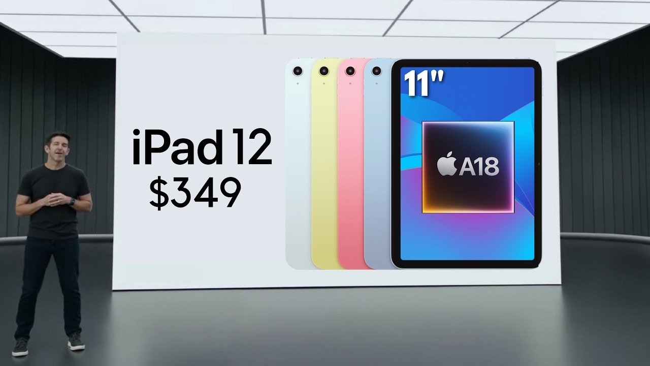 2026 iPad 12th Gen featuring A18 chipset and 8GB RAM for enhanced performance