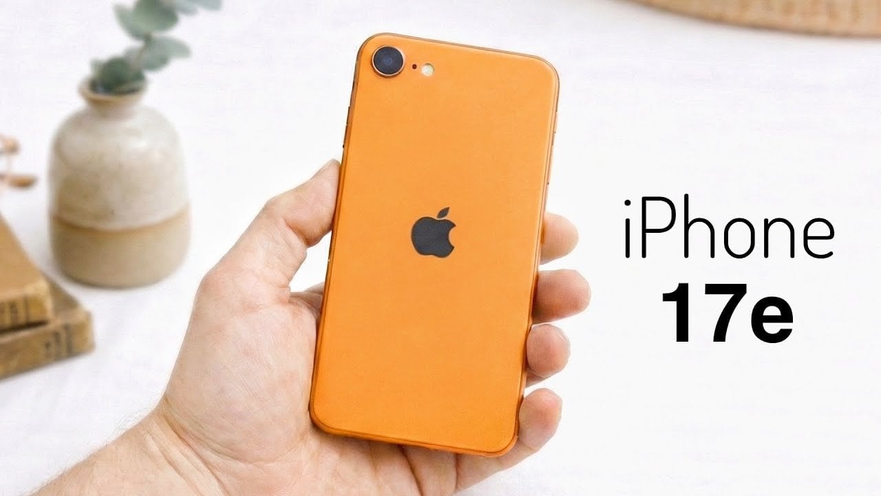 iPhone 17e showcasing its budget-friendly design and familiar aesthetics