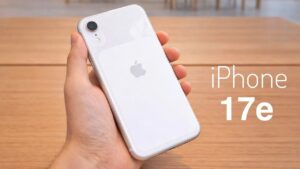 iPhone 17e showcasing sleek design and mid-range appeal