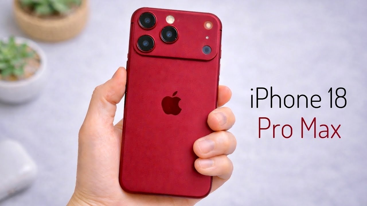 iPhone 18 Pro Max showcasing its advanced battery technology