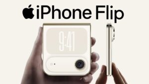 Concept design of Apple’s rumored foldable iPhone Flip