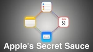Close-up of Notes smart folders and tags helping sort ideas, goals, and scanned documents across devices.