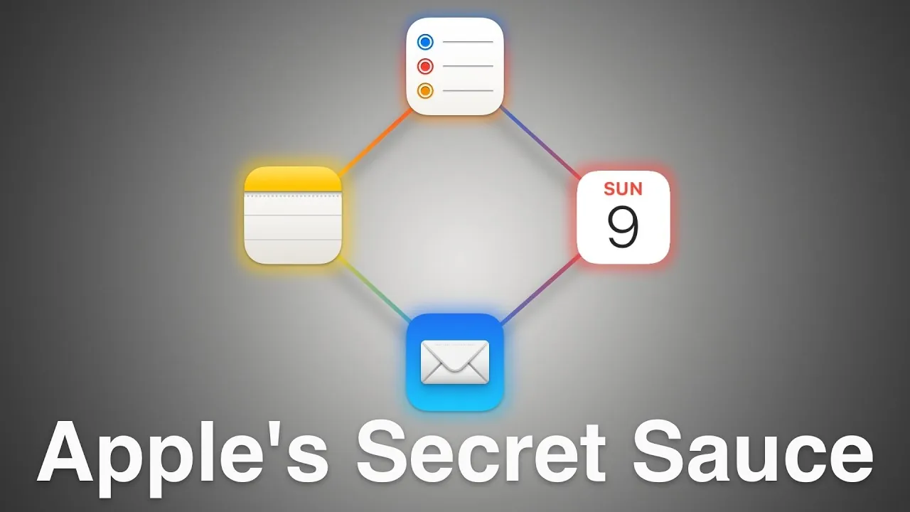 Close-up of Notes smart folders and tags helping sort ideas, goals, and scanned documents across devices.